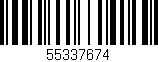 Código de barras (EAN, GTIN, SKU, ISBN): '55337674'