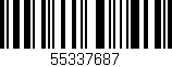 Código de barras (EAN, GTIN, SKU, ISBN): '55337687'