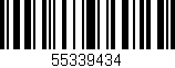 Código de barras (EAN, GTIN, SKU, ISBN): '55339434'