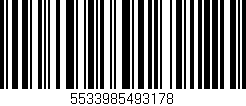 Código de barras (EAN, GTIN, SKU, ISBN): '5533985493178'