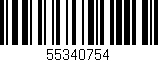 Código de barras (EAN, GTIN, SKU, ISBN): '55340754'