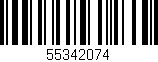 Código de barras (EAN, GTIN, SKU, ISBN): '55342074'