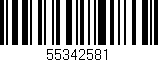 Código de barras (EAN, GTIN, SKU, ISBN): '55342581'