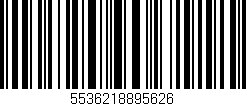 Código de barras (EAN, GTIN, SKU, ISBN): '5536218895626'