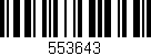 Código de barras (EAN, GTIN, SKU, ISBN): '553643'