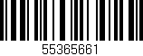Código de barras (EAN, GTIN, SKU, ISBN): '55365661'