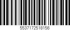 Código de barras (EAN, GTIN, SKU, ISBN): '5537172518156'