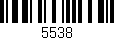 Código de barras (EAN, GTIN, SKU, ISBN): '5538'