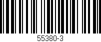 Código de barras (EAN, GTIN, SKU, ISBN): '55380-3'