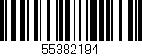 Código de barras (EAN, GTIN, SKU, ISBN): '55382194'
