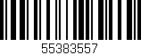 Código de barras (EAN, GTIN, SKU, ISBN): '55383557'