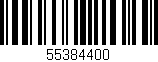 Código de barras (EAN, GTIN, SKU, ISBN): '55384400'