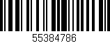 Código de barras (EAN, GTIN, SKU, ISBN): '55384786'