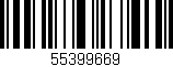 Código de barras (EAN, GTIN, SKU, ISBN): '55399669'