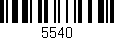 Código de barras (EAN, GTIN, SKU, ISBN): '5540'