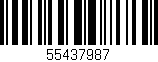 Código de barras (EAN, GTIN, SKU, ISBN): '55437987'