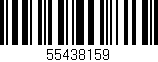Código de barras (EAN, GTIN, SKU, ISBN): '55438159'