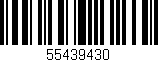 Código de barras (EAN, GTIN, SKU, ISBN): '55439430'