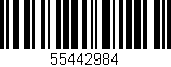 Código de barras (EAN, GTIN, SKU, ISBN): '55442984'