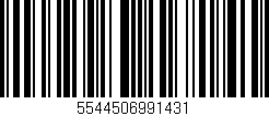 Código de barras (EAN, GTIN, SKU, ISBN): '5544506991431'