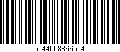 Código de barras (EAN, GTIN, SKU, ISBN): '5544668866554'
