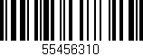 Código de barras (EAN, GTIN, SKU, ISBN): '55456310'