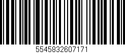 Código de barras (EAN, GTIN, SKU, ISBN): '5545832607171'