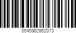 Código de barras (EAN, GTIN, SKU, ISBN): '5545962952073'