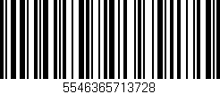 Código de barras (EAN, GTIN, SKU, ISBN): '5546365713728'