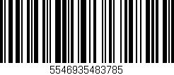 Código de barras (EAN, GTIN, SKU, ISBN): '5546935483785'