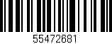 Código de barras (EAN, GTIN, SKU, ISBN): '55472681'