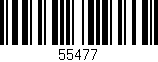 Código de barras (EAN, GTIN, SKU, ISBN): '55477'