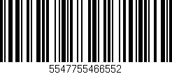 Código de barras (EAN, GTIN, SKU, ISBN): '5547755466552'