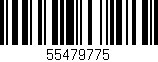 Código de barras (EAN, GTIN, SKU, ISBN): '55479775'