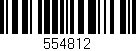 Código de barras (EAN, GTIN, SKU, ISBN): '554812'
