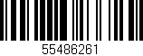 Código de barras (EAN, GTIN, SKU, ISBN): '55486261'