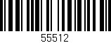 Código de barras (EAN, GTIN, SKU, ISBN): '55512'