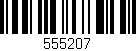 Código de barras (EAN, GTIN, SKU, ISBN): '555207'