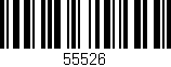 Código de barras (EAN, GTIN, SKU, ISBN): '55526'