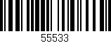 Código de barras (EAN, GTIN, SKU, ISBN): '55533'