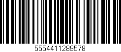 Código de barras (EAN, GTIN, SKU, ISBN): '5554411289578'