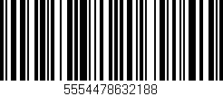 Código de barras (EAN, GTIN, SKU, ISBN): '5554478632188'