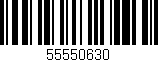 Código de barras (EAN, GTIN, SKU, ISBN): '55550630'