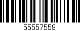 Código de barras (EAN, GTIN, SKU, ISBN): '55557559'