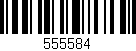 Código de barras (EAN, GTIN, SKU, ISBN): '555584'