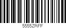 Código de barras (EAN, GTIN, SKU, ISBN): '5555ZRFF'