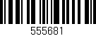 Código de barras (EAN, GTIN, SKU, ISBN): '555681'
