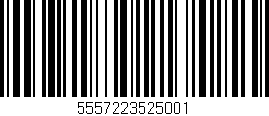 Código de barras (EAN, GTIN, SKU, ISBN): '5557223525001'