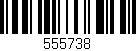 Código de barras (EAN, GTIN, SKU, ISBN): '555738'