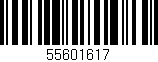 Código de barras (EAN, GTIN, SKU, ISBN): '55601617'